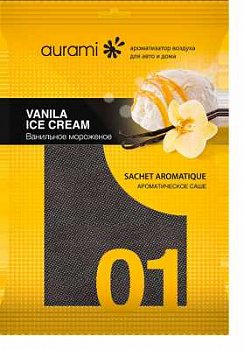 Ароматизатор возд. Ароматическое Саше (Ванильное мороженое)