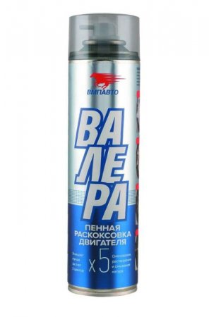 мастер-пена" ВАЛЕРА пенная раскоксовка двигателя, флакон-аэрозоль 400мл