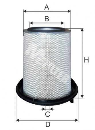 Фильтр воздушный SC     (d=191  D=302  H=476)