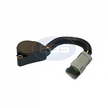 Датчик педали акселератора с проводом квадратная фишка 6 конт Volvo