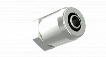 Соединитель (бронза) гайковый наконечник / M16 - 10 мм