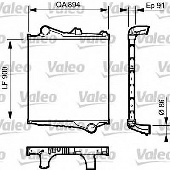 интеркулер! 926mm\VOLVO FH12(G1/2/3/4). FH13(G1). FH16(G3). FM9(G2). FM12(G1). FM13(G1)