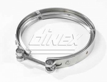 Хомут D110-127мм трубы глушителя от турбокомпрессора VOLVO нерж