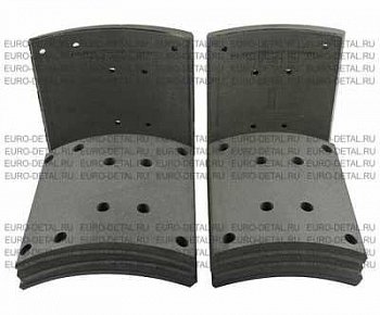 Накладки тормозные 19581 1-рем (410x223) 93060 MAN