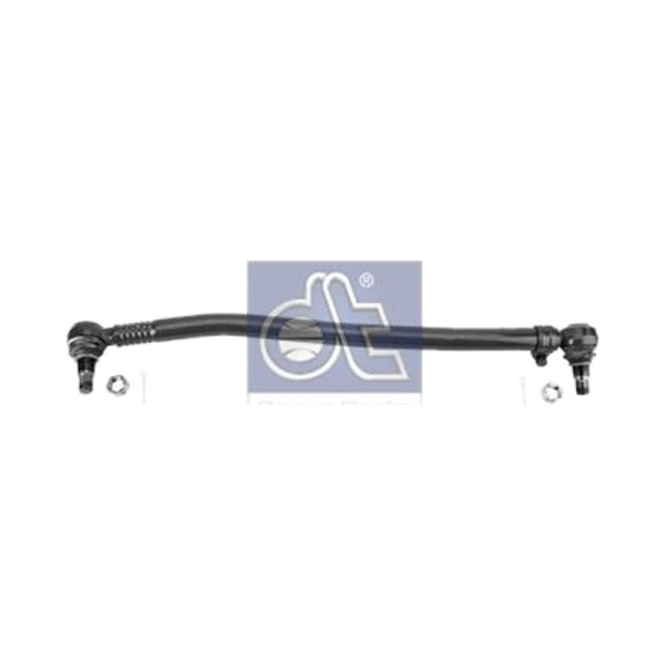 тяга рулевая продольная (1080786) L=856mm, d=42mm, K31,5, 2-изг. пресс/хомут VOLVO