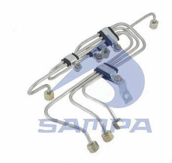 Трубка топливная, комплект на 3 цил. MB OM441A/LA