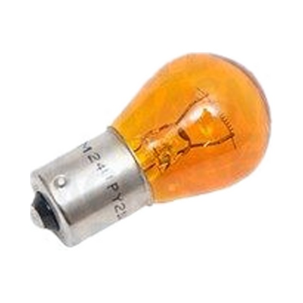 Лампа 24V PY21W 21W  однонитевая желтая