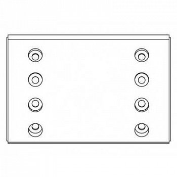 Накладки тормозные 19032 1-рем (420x180)  93251 BPW