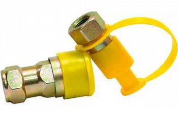 Разъем пневматический (желтый) быстросъем М16х1,5