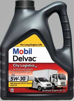 Масло мот. 5W30 Mobil Delvac City Logistics M 4 л