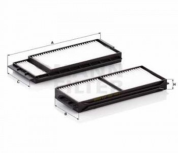 Фильтр салона (к/кт 2шт) MAZDA