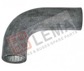 патрубок радиатора D=30 1изгиб