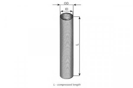 Гофра автономного отопителя d 40mm