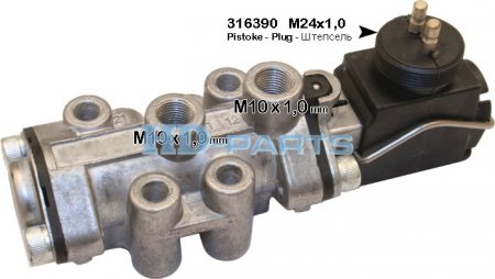 Клапан электромагнитный управления КПП \Scania 124 GR970