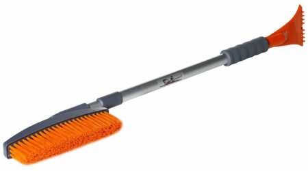 Щетка для снега со скребком AIRLINE 113см телескопическая поворотная