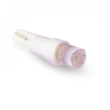 Светодиод Т5 12V T005 (W2*4.6d) 1 диод 5мм усеченная (белый)