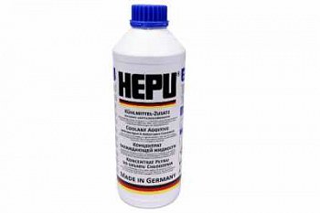 Антифриз HEPU 1.5л (концентрат) 1:1 -40°C синий G11