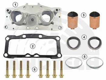 Корпус толкателей суппорта.