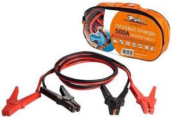 Провода прикуривателя  500А  4м сумка
