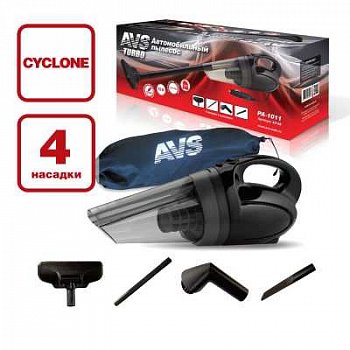 Пылесос автомобильный (4 насадки) AVS PA-1011