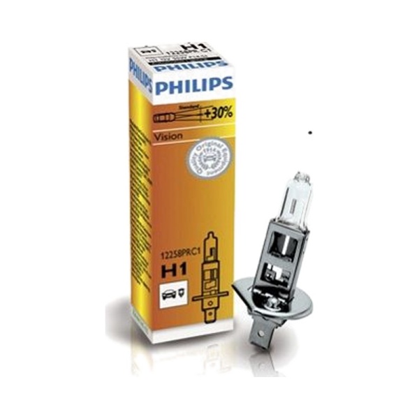 Лампа галоген 12V H1 55W +30% PHILIPS