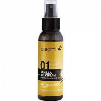 Ароматизатор "AURAMI" спрей "Ванильное мороженое" 100мл