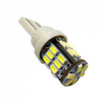 Светодиод Т10  T100 (W2.1x9.5D) 30SMD 3014 9-30V W5